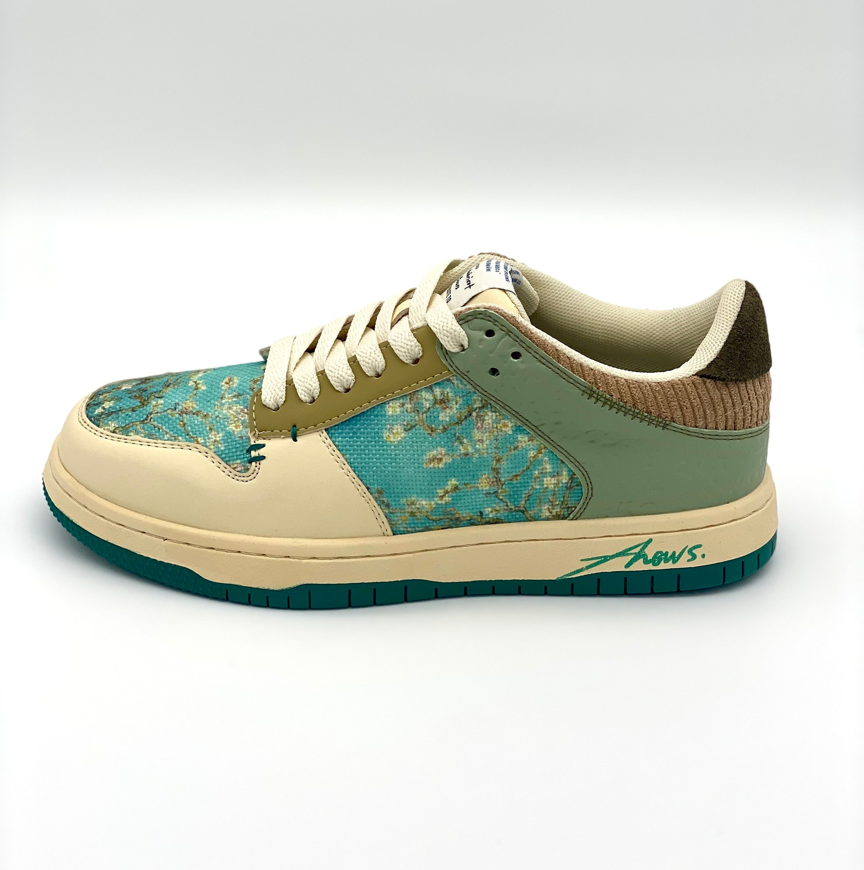 Fashion van gogh almond blossom shoes